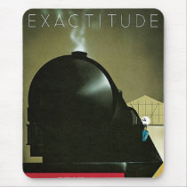 Exactitude Railway Poster Mouse Pad