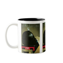 Exactitude Railway Poster Mugs