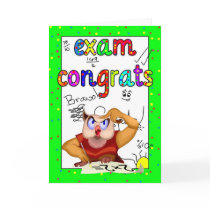 Exam Congratulations Card - Exam