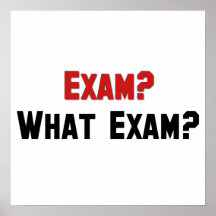 Exams Posters