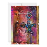 EXCALIBUR 1, bright red ,pink purple parchment invitations