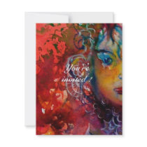 EXCALIBUR 2, bright red ,pink purple Custom Invite
