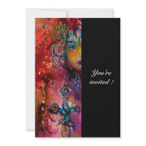 EXCALIBUR , bright red ,black Personalized Announcements