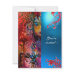 EXCALIBUR gem bright red ,pink blue orange blue invitations