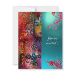 EXCALIBUR gem bright red ,pink blue orange blue invitations