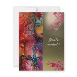 EXCALIBUR gem bright red ,pink blue orange grey invitations