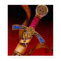 Excalibur print by Nightmareartist Excalibur print