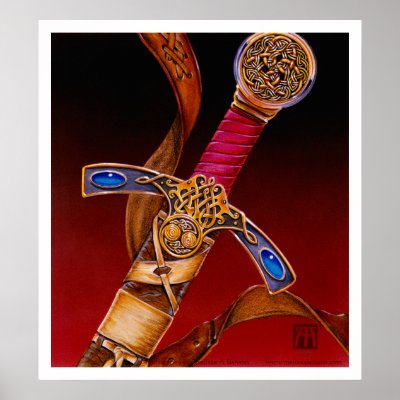 Excalibur print by Nightmareartist