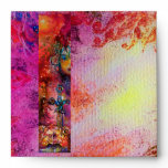 EXCALIBUR ,red purple pink yellow Envelope