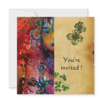 EXCALIBUR ,St Patrick's Day Party ,parchment Personalized Announcement