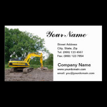 Excavation Business Card business cards