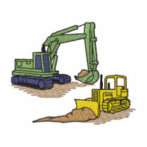 Excavator and Dozer