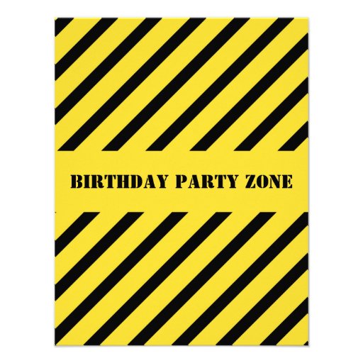 Excavator Construction Theme kids Birthday Party Personalized Invite