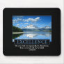 Excellence Inspirational Mouse Pad