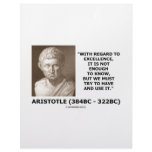 Excellence Not Enough To Know Must Try To Use It Custom Letterhead