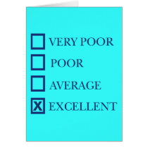 Excellent cards