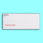 Excellent! envelopes