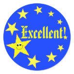 Excellent Stars School Stickers