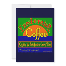 Excelorator Coffee Custom Invitation Template