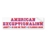 Exceptionalism Bumper Sticker