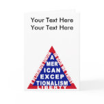 Exceptionalism Greeting Card