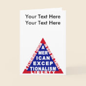 Exceptionalism Greeting Card