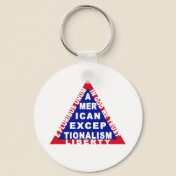 Exceptionalism Keychain