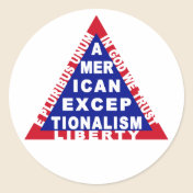 Exceptionalism Stickers