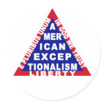 Exceptionalism Stickers