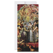 Exchange Of Princesses By Rubens Peter Paul Customized Rack Card