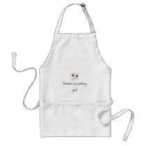 Excited keeshond aprons by greyscalekees Excited keeshond aprons