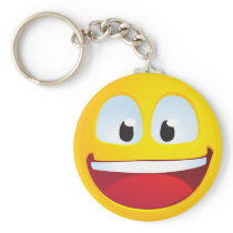 Excited Smile Keychain