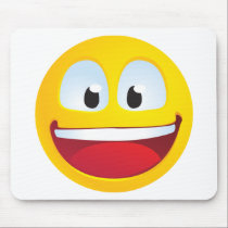 Excited Smile mousepads