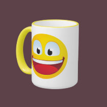 Excited Smile mugs