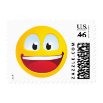 Excited Smile Postage Stamp