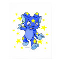 Excited Starry Acara with star burst posters
