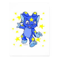 Excited Starry Acara with star burst posters by neopets Excited Starry Acara with star burst posters
