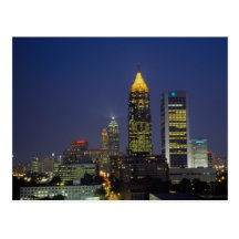 Exciting nightlife, Atlanta, Georgia, U.S.A. Postcards