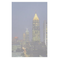 Exciting nightlife, Atlanta, Georgia, U.S.A. Customized Stationery
