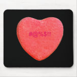 EXCLAMATION CANDY HEART MOUSEPADS