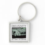 Exclusivity and wealth - old Gullwing classic car keychains