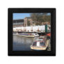 Excursion boats in Amsterdam Keepsake Box