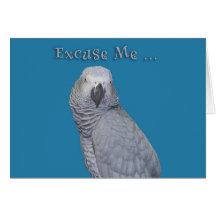 Excuse Me Birthday Cards