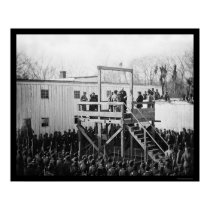 Execution of Captain Henry Wirz 1865 posters