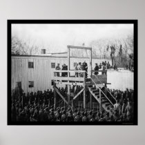 Execution of Captain Henry Wirz 1865 Print
