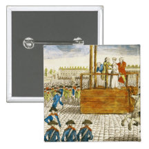 Execution of Marie-Antoinette Button