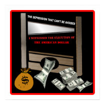 Execution of the American Dollar Poster posters
