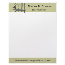 Executive Chef Professional Cook Letterhead Template