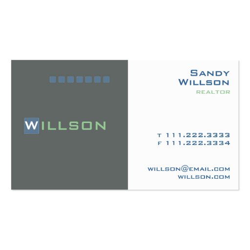 Executive II Business Cards (front side)