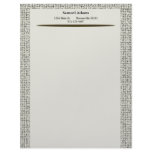 "Executive Nubby - Customizable" Personalized Letterhead